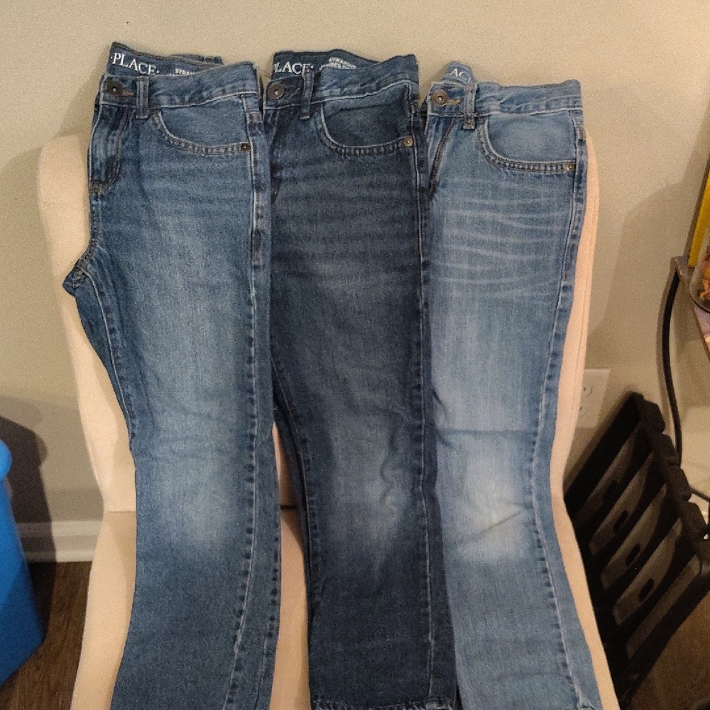 The Children's Place Blue Straight-Leg Jeans